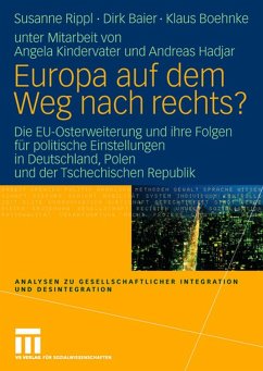 Europa auf dem Weg nach rechts? - Rippl, Susanne;Baier, Dirk;Boehnke, Klaus