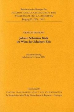 Johann Sebastian Bach im Wien der Schubert-Zeit