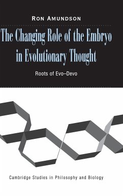 The Changing Role of the Embryo in Evolutionary Thought - Amundson, Ron