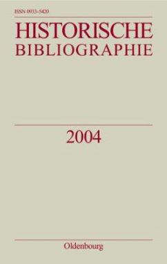 Historische Bibliographie, Berichtsjahr 2004