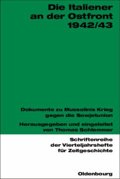 Die Italiener an der Ostfront 1942/43 - Schlemmer, Thomas (Hrsg.)