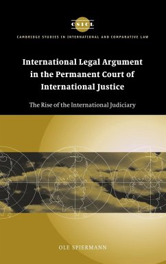 International Legal Argument in the Permanent Court of International Justice - Spiermann, Ole