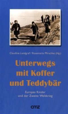 Unterwegs mit Koffer und Teddybär