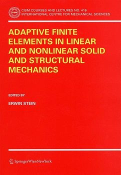Adaptive Finite Elements in Linear and Nonlinear Solid and Structural Mechanics - Stein, Erwin (ed.)