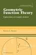 Geometric Function Theory - Bild 1