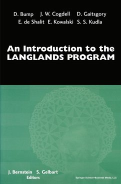 An Introduction to the Langlands Program - Bernstein, Joseph / Gelbart, Stephen (eds.)