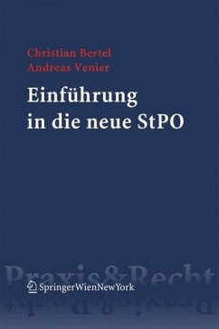 Cover Einführung in die neue Strafprozessordnung