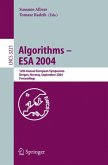 Algorithms -- ESA 2004