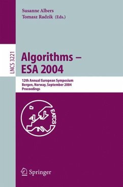 Algorithms -- ESA 2004 - Albers, Susanne / Radzik, Tomasz (eds.)