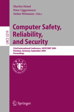 Computer Safety, Reliability, and Security - Heisel, Maritta / Liggesmeyer, Peter / Wittmann, Stefan (eds.)