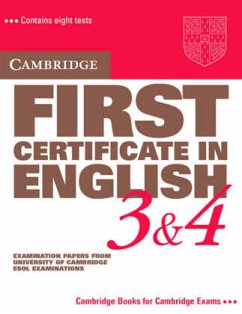 Cover Student's Book / Cambridge First Certificate in English 3 & 4
