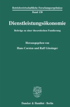 Dienstleistungsökonomie - Corsten, Hans / Gössinger, Ralf (Hgg.)