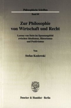Zur Philosophie von Wirtschaft und Recht - Koslowski, Stefan