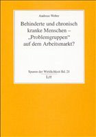 Behinderte und chronisch kranke Menschen - 