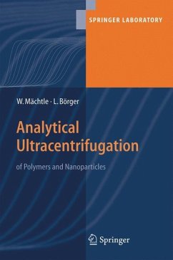 Analytical Ultracentrifugation of Polymers and Nanoparticles - Maechtle, Walter;Börger, Lars