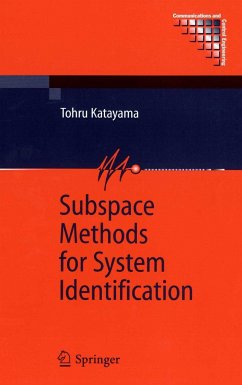Subspace Methods for System Identification - Katayama, Tohru