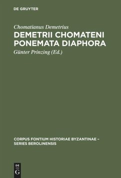 Demetrii Chomateni Ponemata diaphora - Chomatianus Demetrius