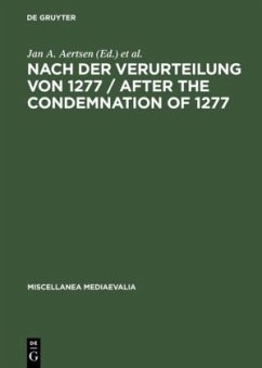 Nach der Verurteilung von 1277 / After the Condemnation of 1277 - Aertsen, Jan A. / Emery, Kent Jr. / Speer, Andreas (Hgg.)