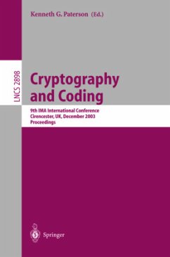 Cryptography and Coding - Paterson, Kenneth G. (ed.)