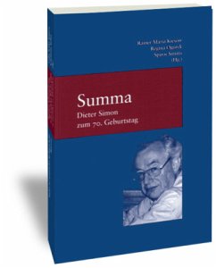 Summa - Kiesow, Rainer Maria / Ogorek, Regina / Simitis, Spiros (Hgg.)