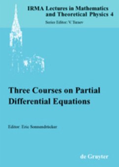 Three Courses on Partial Differential Equations - Sonnendrücker, Eric (ed.)