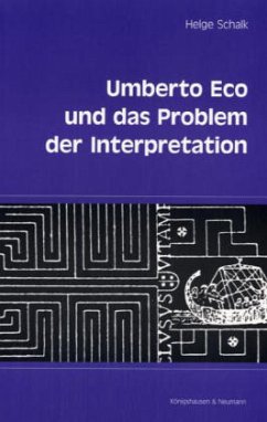 Cover Umberto Eco und das Problem der Interpretation