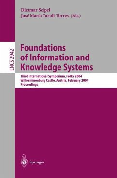 Foundations of Information and Knowledge Systems - Seipel, Dietmar / Turull-Torres, Jose M. (eds.)