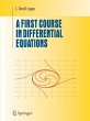 A First Course in Differential Equations - Bild 1