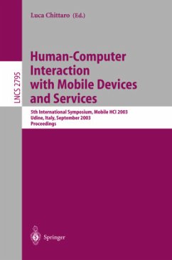 Human-Computer Interaction with Mobile Devices and Services - Chittaro