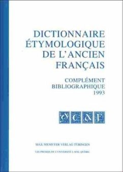 Dictionnaire etymologique de l' ancien francais (DEAF) - Baldinger, Kurt