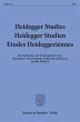Heidegger Studies / Heidegger Studien /... - Bild 1