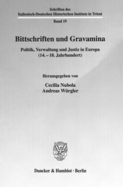 Bittschriften und Gravamina. - Nubola, Cecilia / Würgler, Andreas (Hgg.)