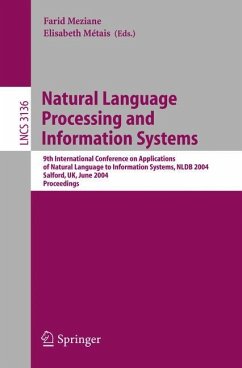 Natural Language Processing and Information Systems - Meziane, Farid / Métais, Elizabeth (eds.)