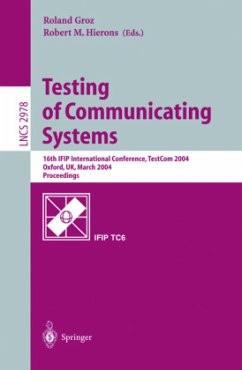 Testing of Communicating Systems - Groz, Roland / Hierons, Robert M. (eds.)