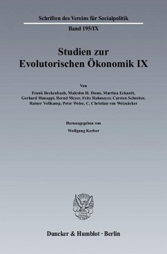 Studien zur Evolutorischen Ökonomik / Evolutionsökonomische Grundsatzfragen, Makroökonomik und Institutionen - Kerber, Wolfgang (Hrsg.)