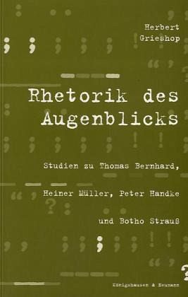 Rhetorik des Augenblicks