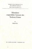 Klimadaten ausgewählter Stationen des Vorderen Orients / Tübinger Atlas des Vorderen Orients (TAVO), Beihefte Reihe A, Bd.14