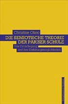 Cover Die semiotische Theorie der Pariser Schule