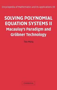 Solving Polynomial Equation Systems II - Mora, Teo