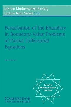 Perturbation of the Boundary in Boundary-Value Problems of Partial Differential Equations - Henry, Dan