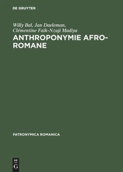 Anthroponymie afro-romane - Bal, Willy;Daeleman, Jan;Madiya Faik-Nzuji, Clementine