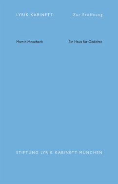 Cover Ein Haus für Gedichte