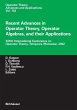 Recent Advances in Operator Theory,... - Bild 1