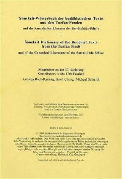 Cover para-satru-mardin / pra-ja / Sanskrit-Wörterbuch der buddhistischen Texte aus den Turfan-Funden 17