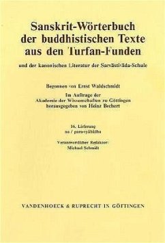 na / para-vyabadha / Sanskrit-Wörterbuch der buddhistischen Texte aus den Turfan-Funden 16 - Bechert, Heinz (Hrsg.)