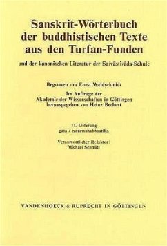 Cover gata / caturmahabhautika / Sanskrit-Wörterbuch der buddhistischen Texte aus den Turfan-Funden 11