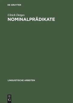 Nominalprädikate - Detges, Ulrich
