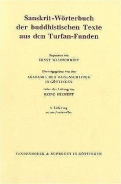 a-, an- / antar-vasa / Sanskrit-Wörterbuch der buddhistischen Texte aus den Turfan-Funden 1 - Bechert, Heinz (Hrsg.)