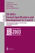 ZB 2003: Formal Specification and... - Bild 1
