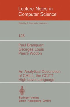 An Analytical Description of CHILL, the CCITT High Level Language - Branquart, P.;Louis, G.;Wodon, P.